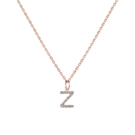 Diamond pendant Line Glitter  Z