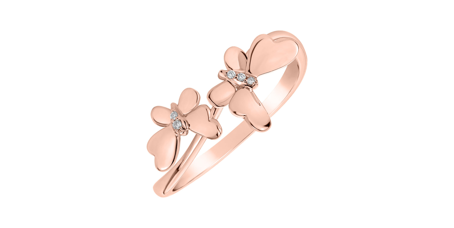 Diamond ring Butterflies