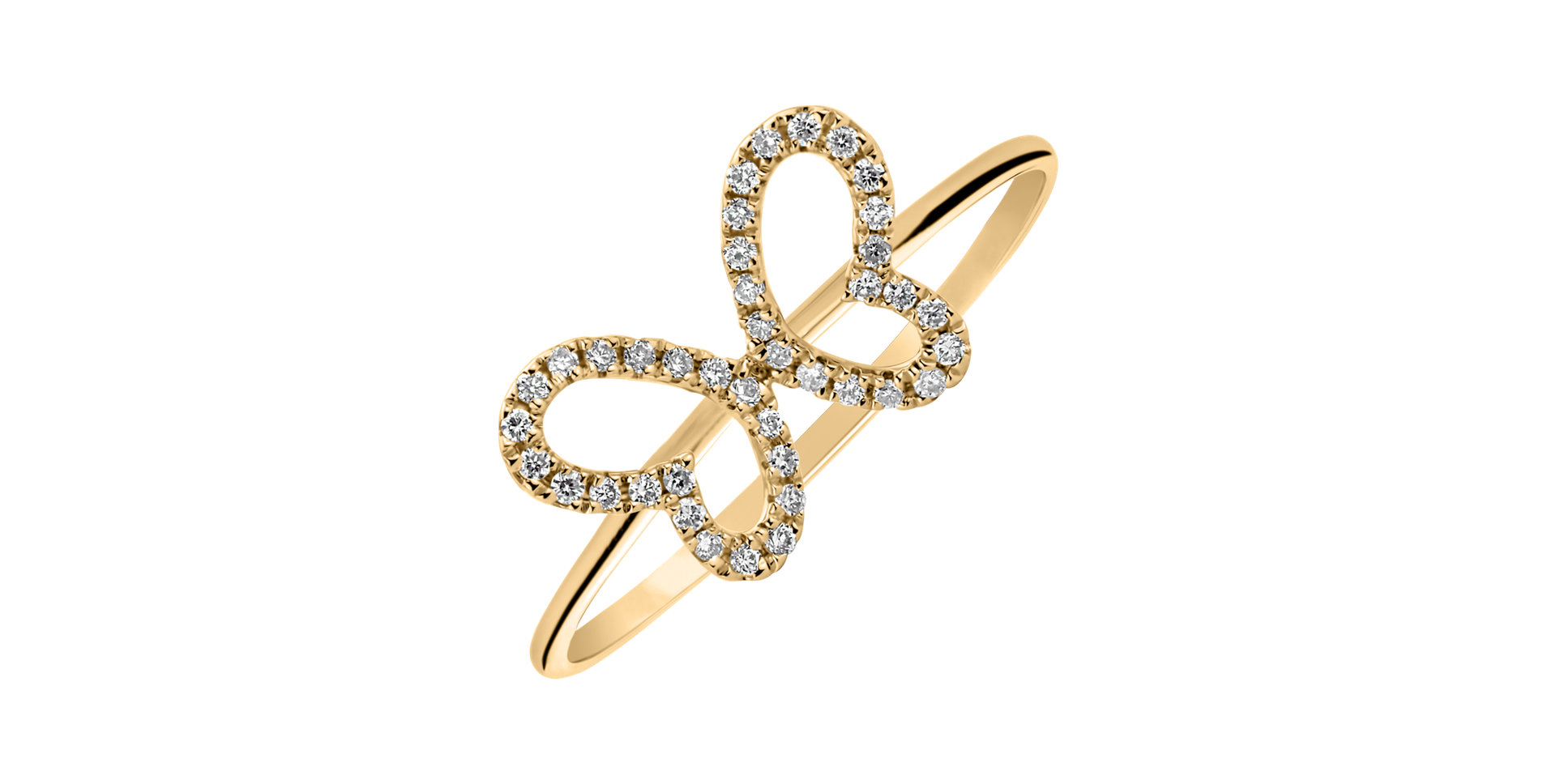 Diamond ring Butterfly