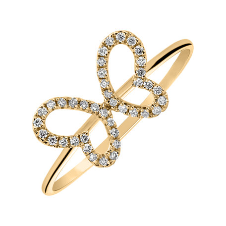 Diamond ring Butterfly