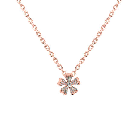 Diamond pendant Flower Spirit
