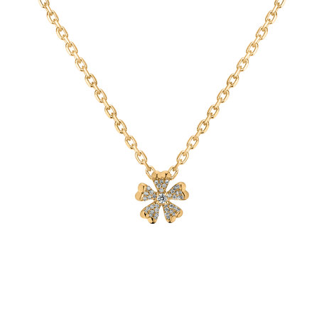 Diamond pendant Flower Spirit