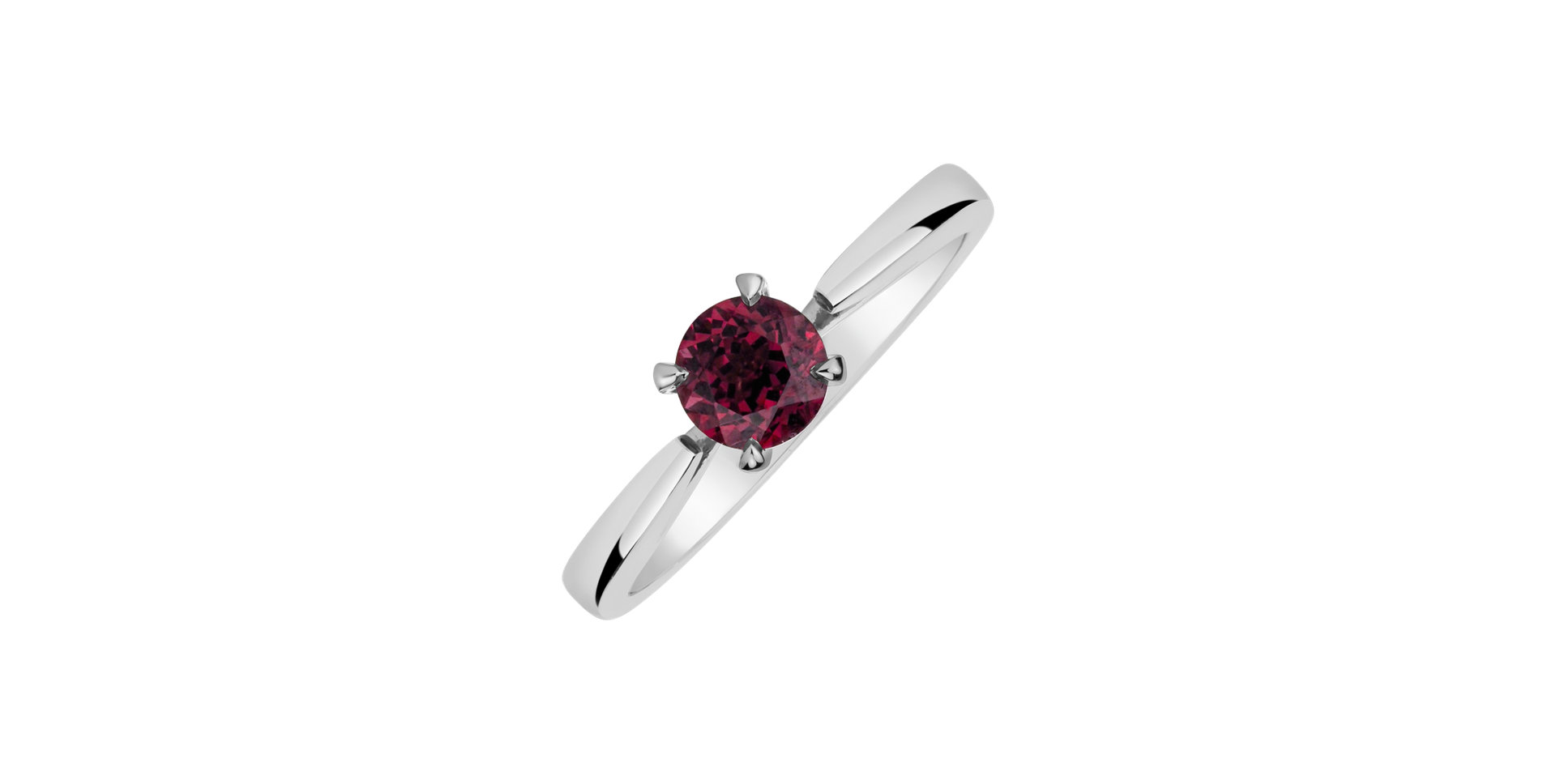 Ring with Garnet and diamonds Clotilde