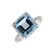 Diamond ring with Topaz Perfect Paradox4