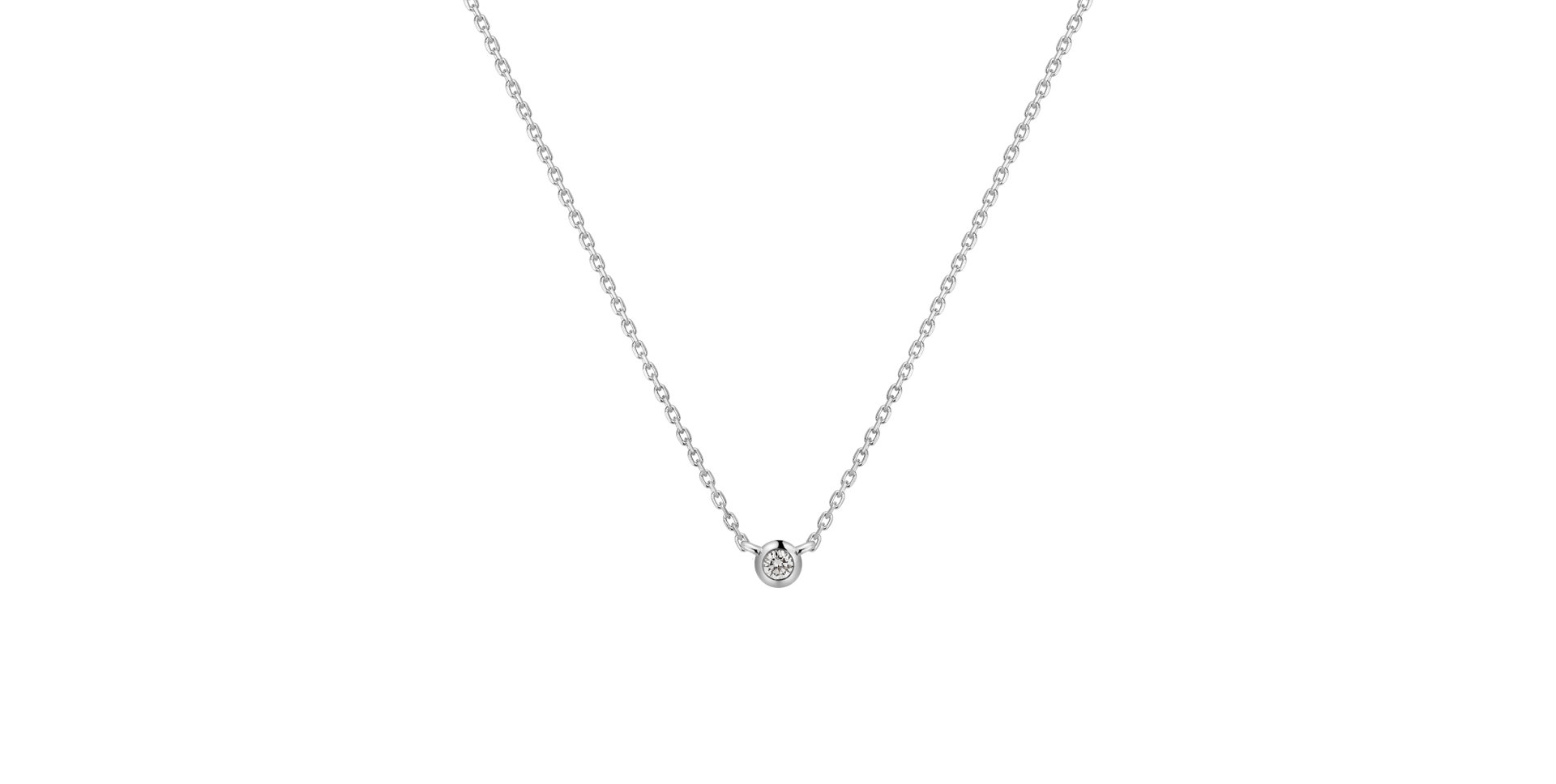 Diamond necklace Sparkling Drop