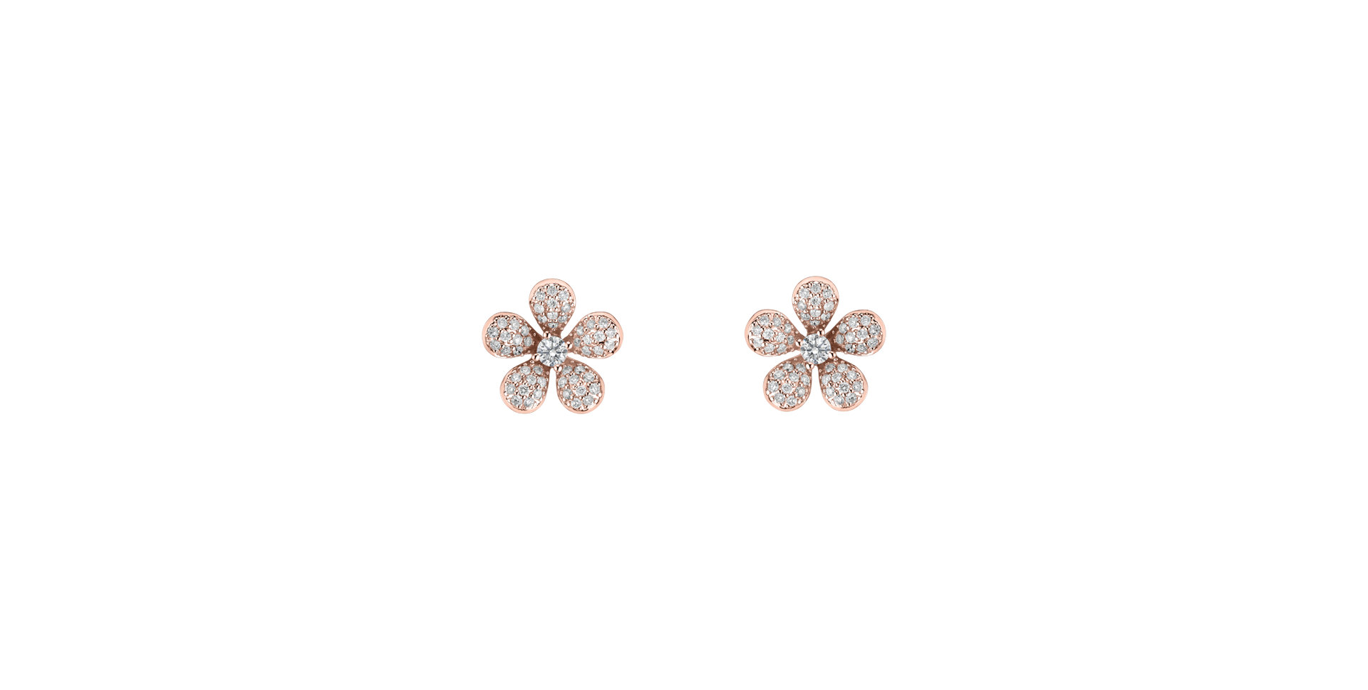 Diamond earrings Flower Dream