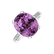 Diamond ring with Kunzite Fairytale Seraph5