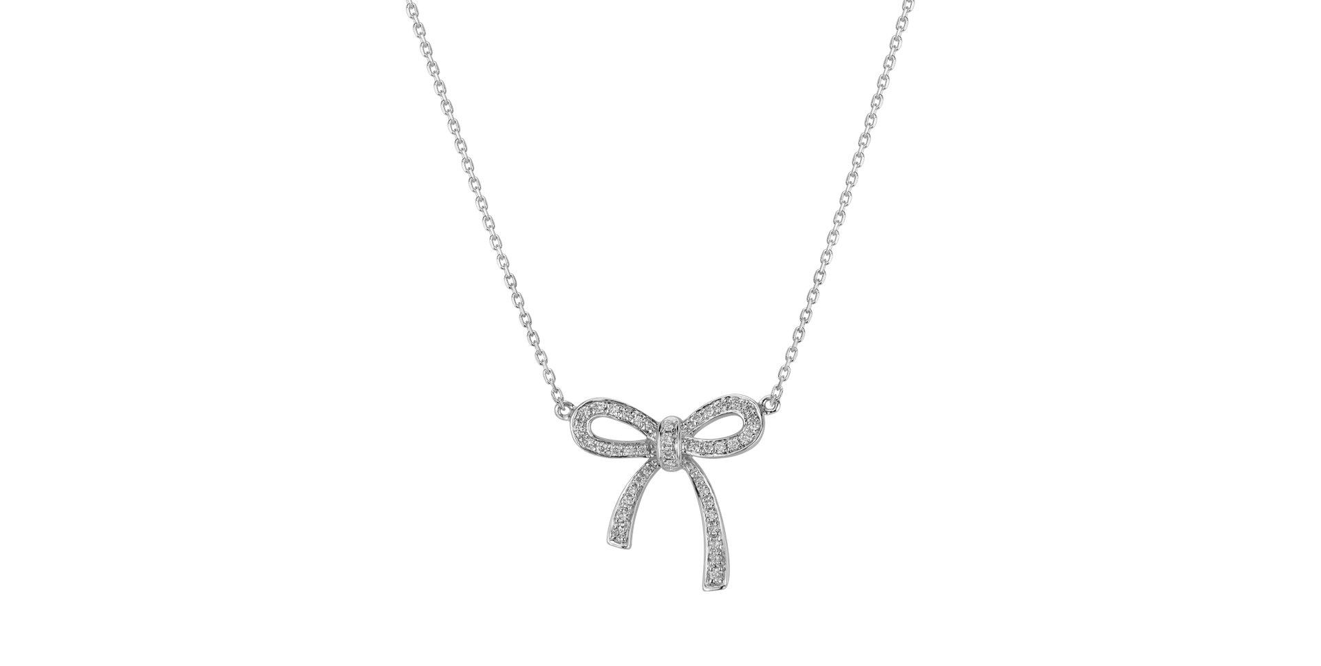 Diamond necklace Refreshment Ribbon