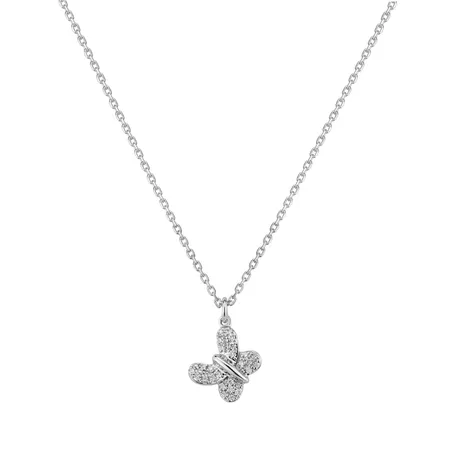 Diamond necklace Fairy Butterfly