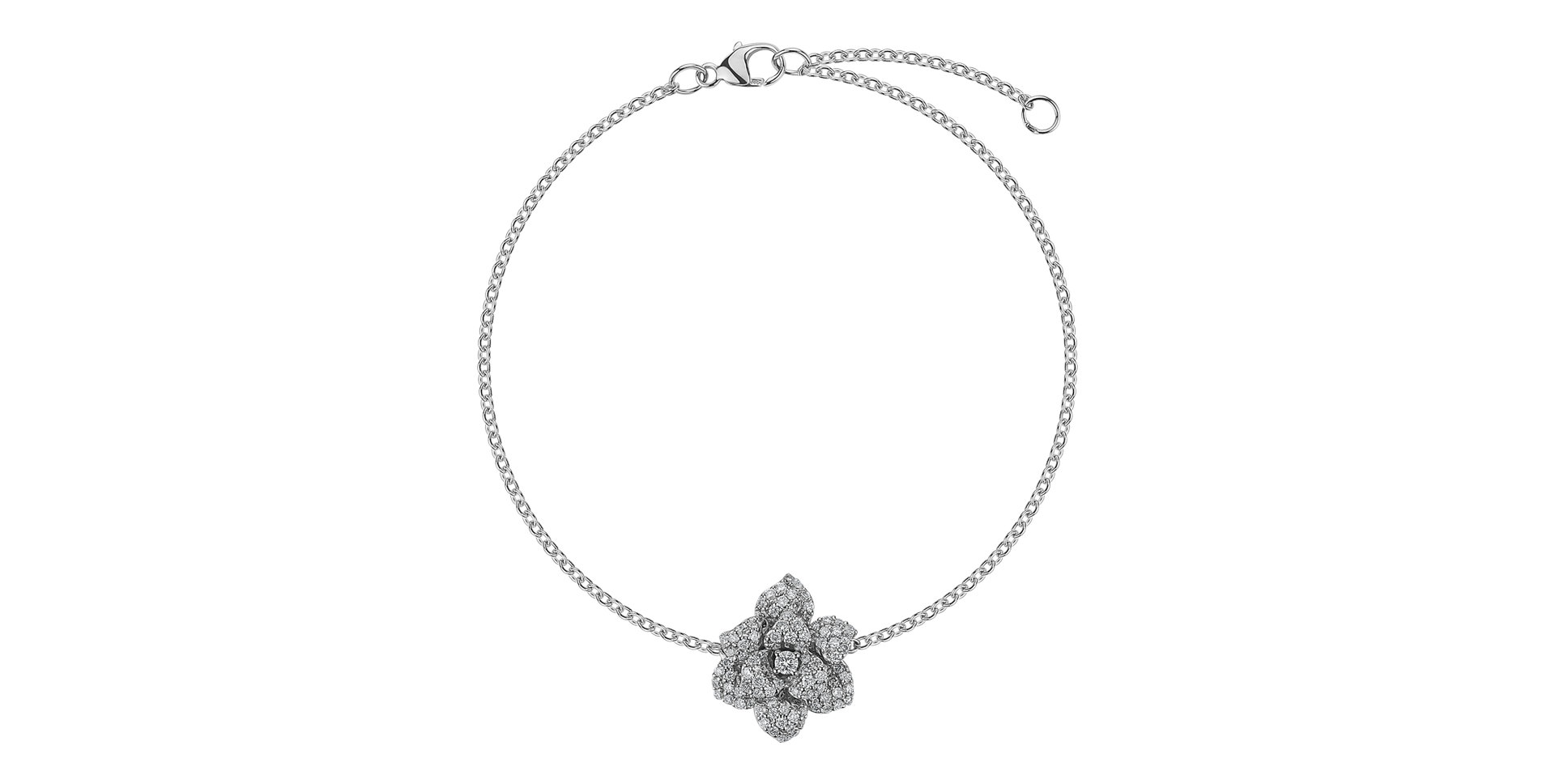 Bracelet with diamonds Acacius