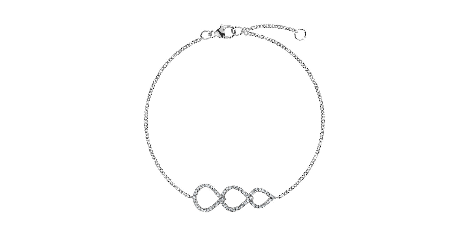 Bracelet with diamonds Revolution