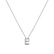 Diamond necklace Glittering Letter E4