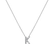 Diamond necklace Glittering Letter K4