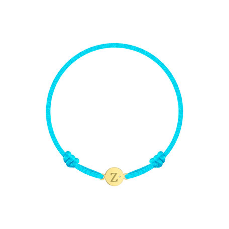 Children's diamond bracelet Circle Letter Z
