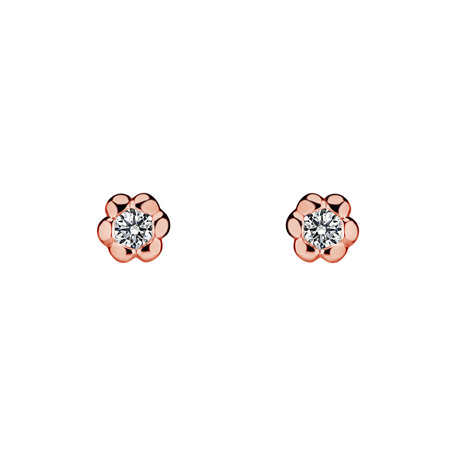 Diamond earrings Blooming Love