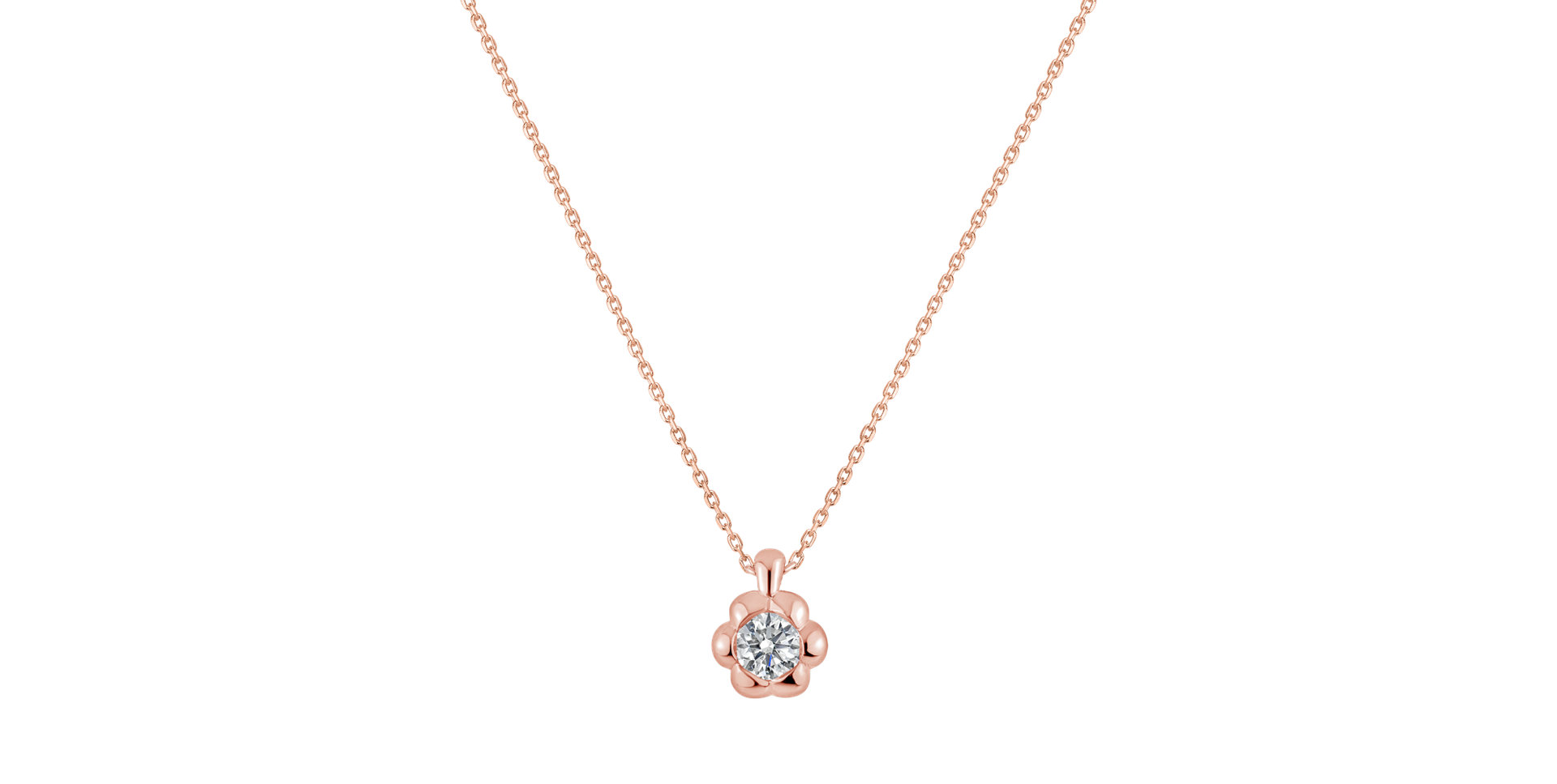 Diamond necklace Blooming Love