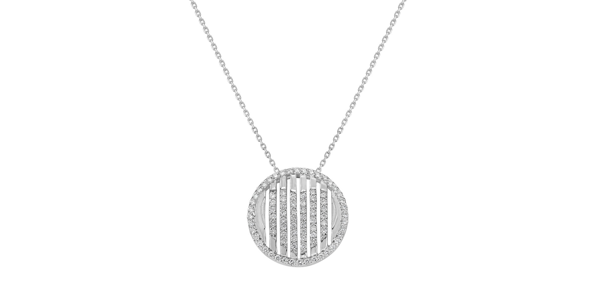 Diamond pendant Dashed Channel
