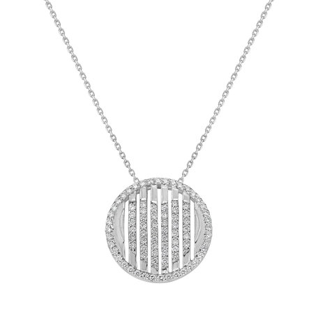 Diamond pendant Dashed Channel