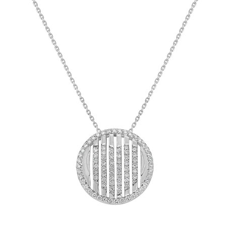 Diamond pendant Dashed Channel