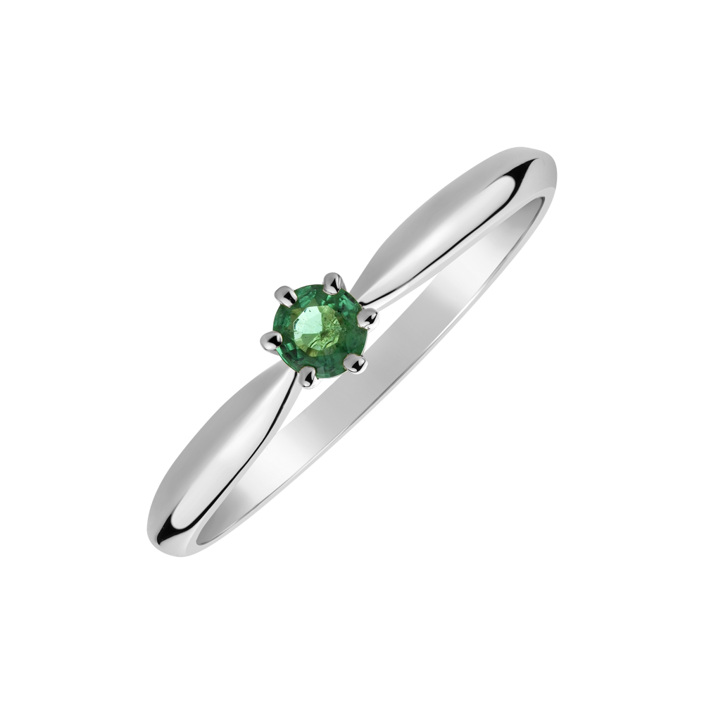 Ring with Emerald Eternal Joy
