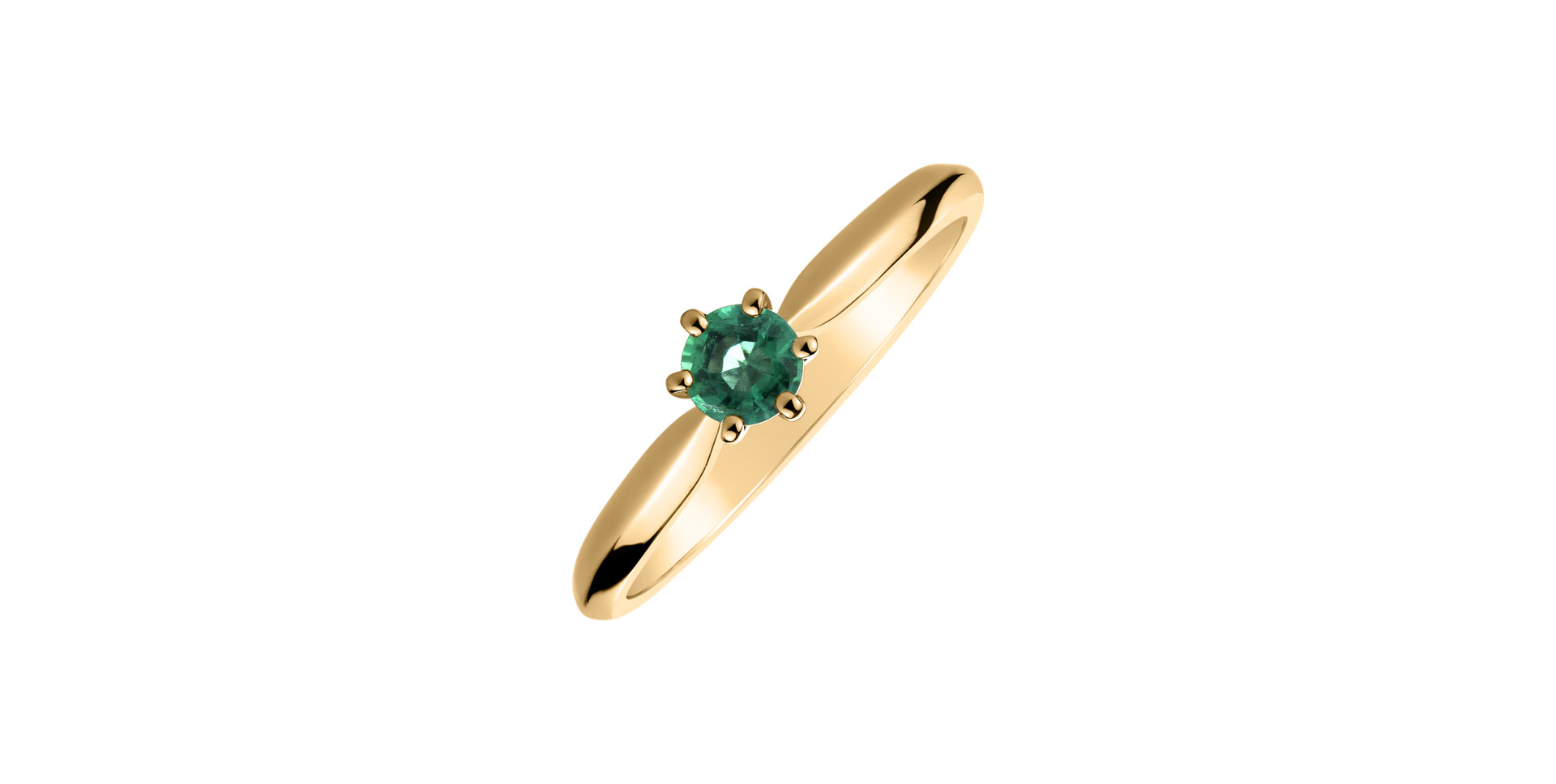 Ring with Emerald Eternal Joy