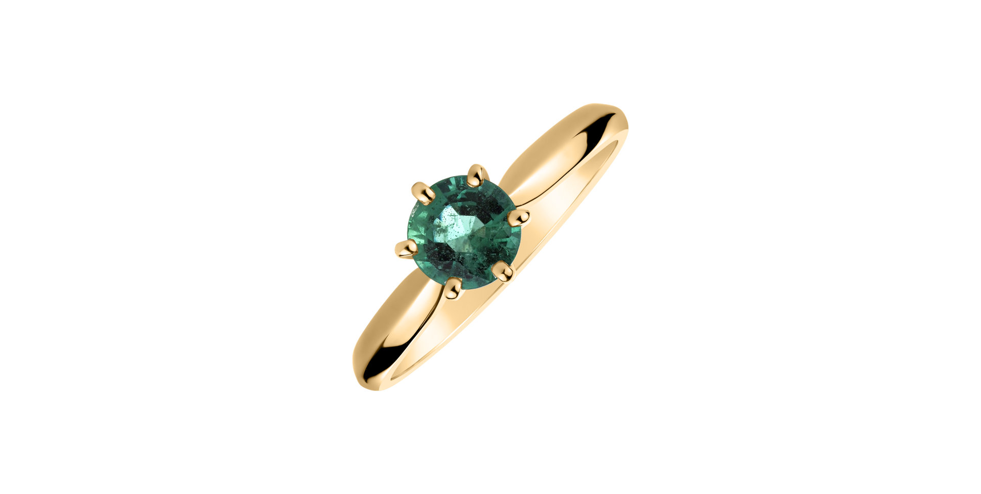 Ring with Emerald Eternal Joy