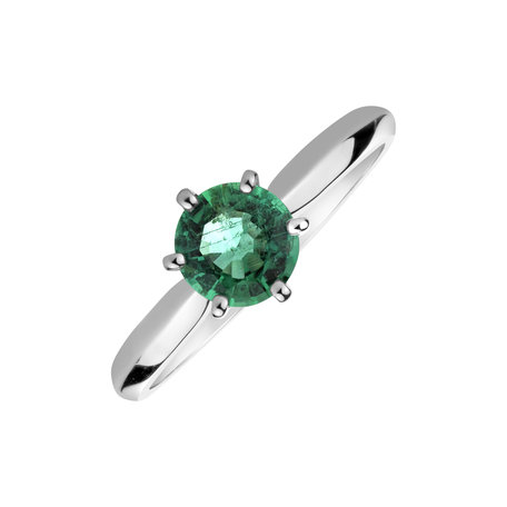 Ring with Emerald Eternal Joy