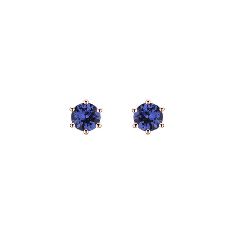 Earrings with Tanzanite Vesper Romance