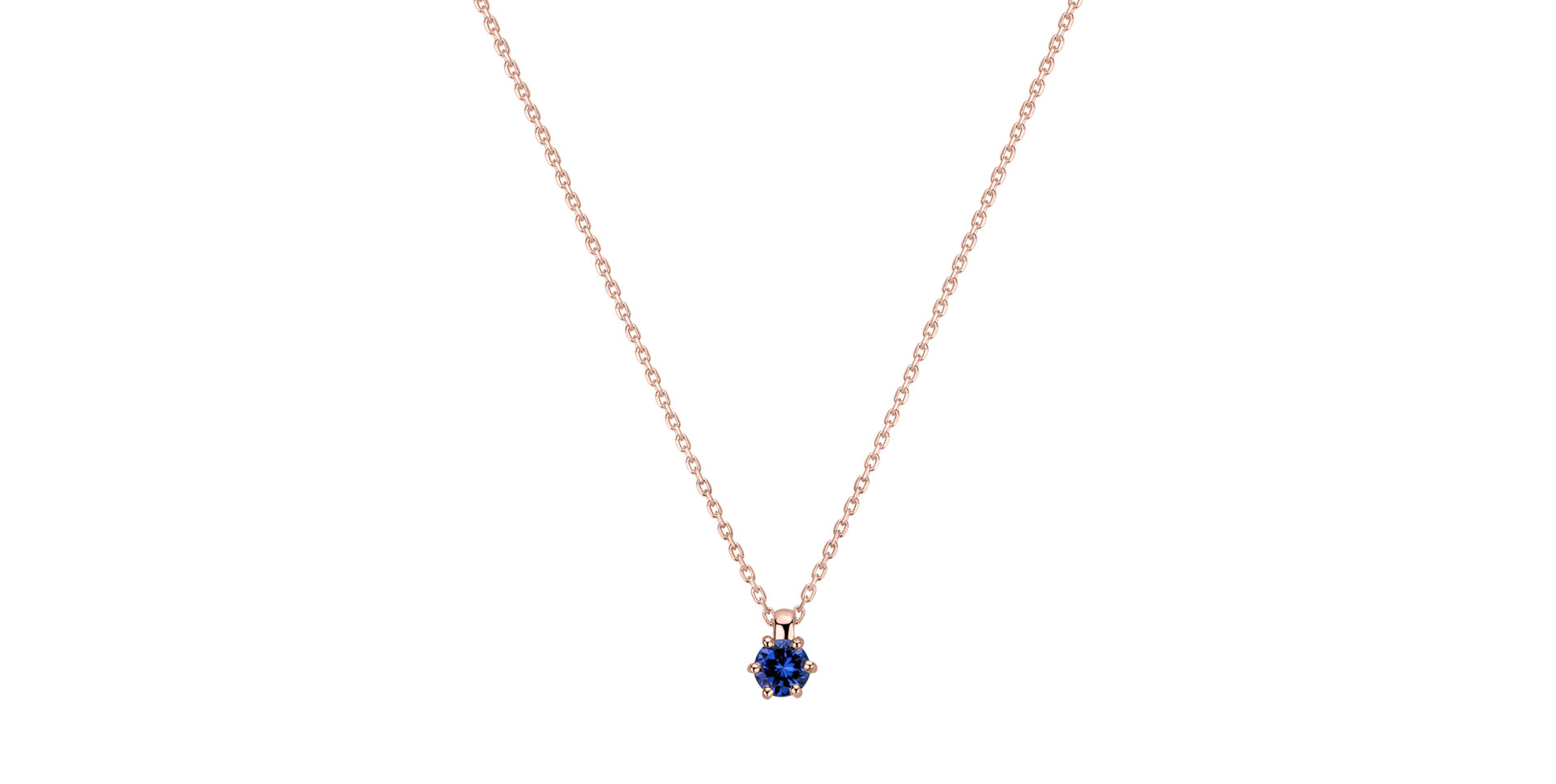 Necklace with Tanzanite Eternal Drop