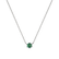 Necklace with Emerald Essential Drop4