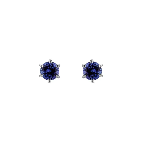 Earrings with Tanzanite Vesper Romance