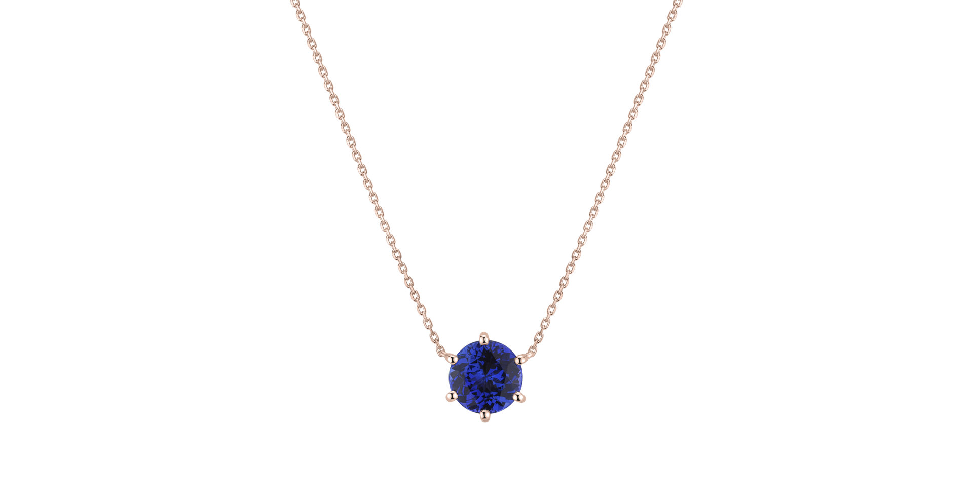 Necklace with Tanzanite Essential Drop