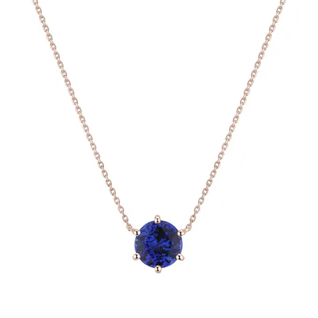Necklace with Tanzanite Essential Drop