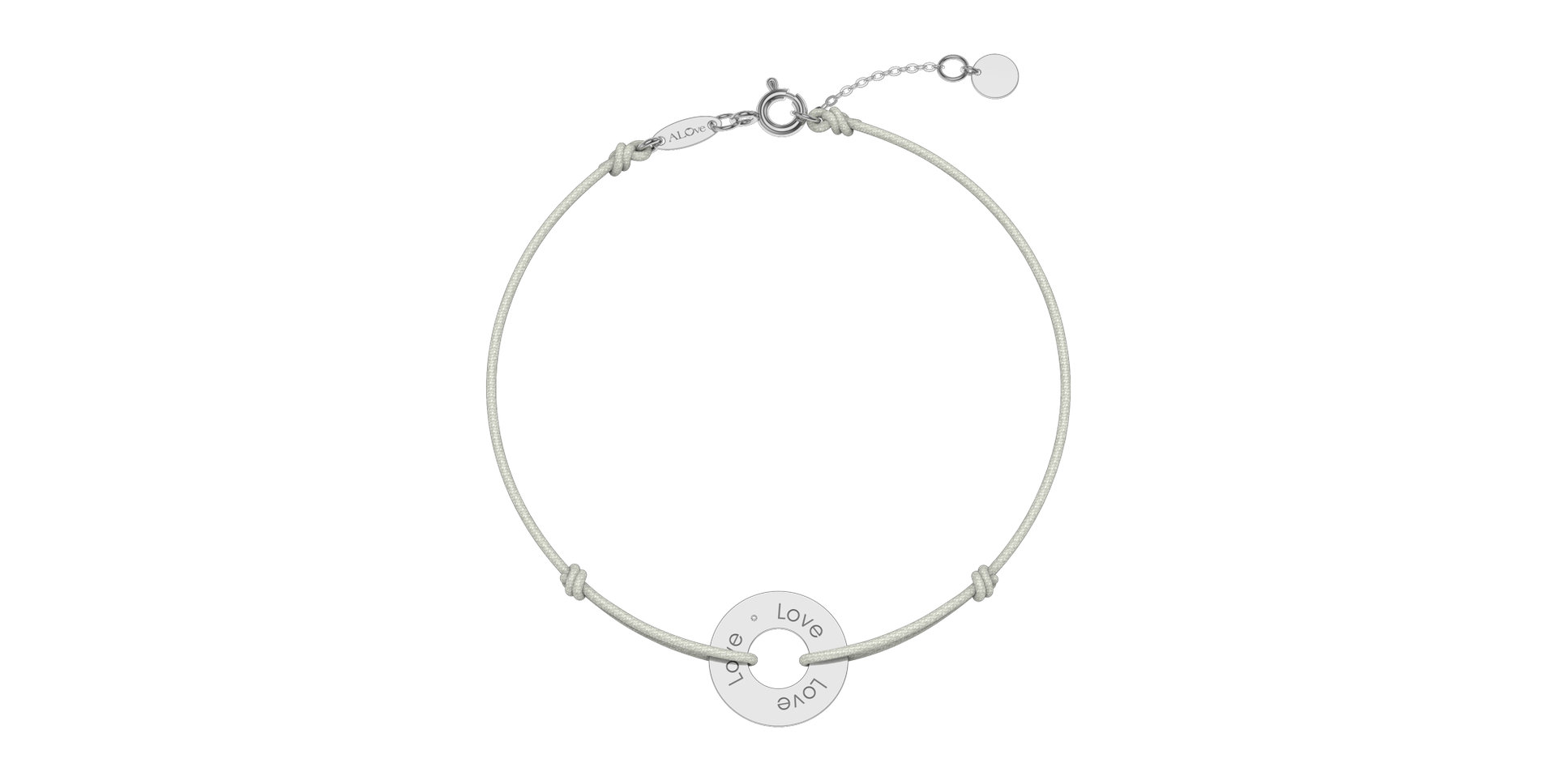 Diamond bracelet Love Circle