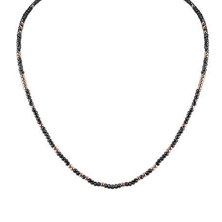 Necklace with black diamonds Night Chain