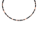 Necklace with black diamonds Night Chain5