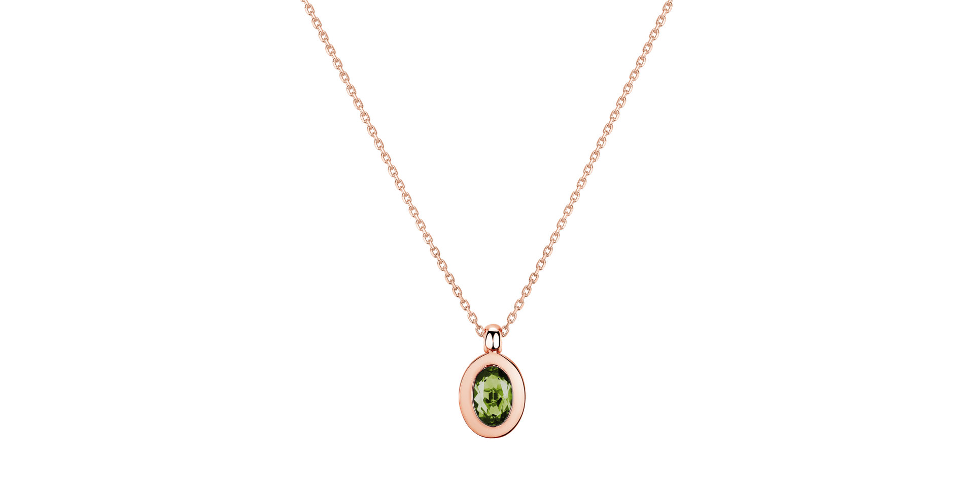 Necklace with Peridot Sweet Candy