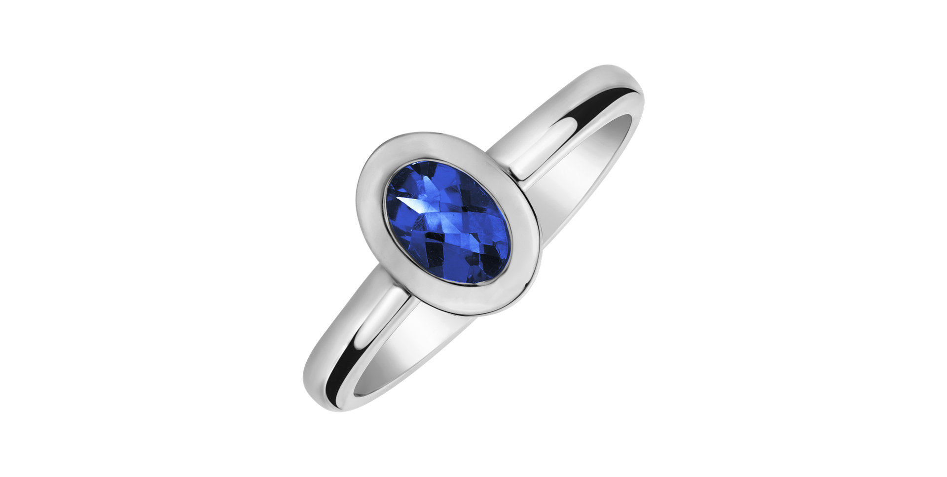 Ring with Tanzanite Space Bonbon