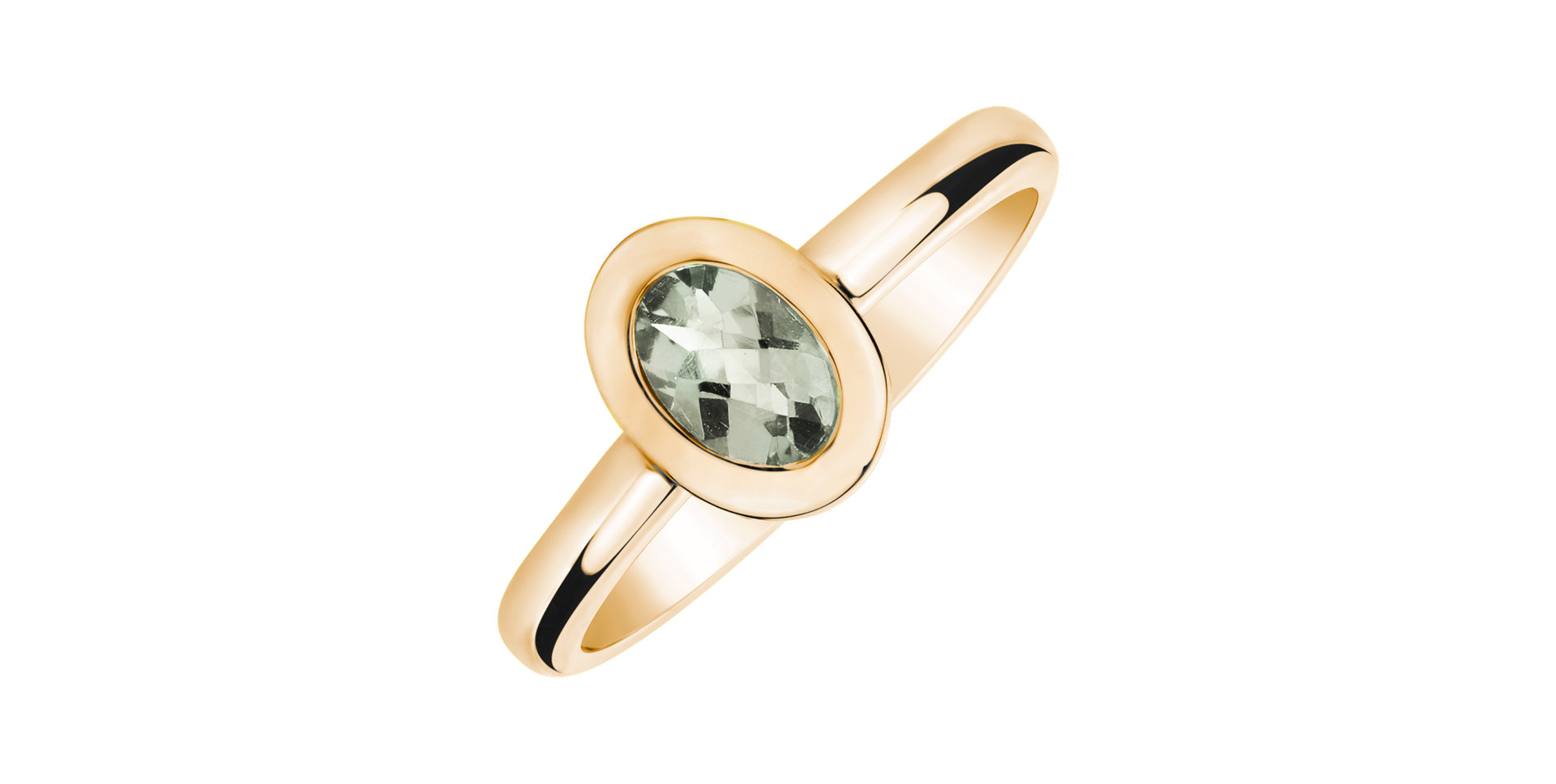 Ring with Amethyst Green Space Bonbon