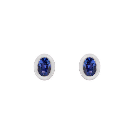 Earrings with Tanzanite Sweet Candy