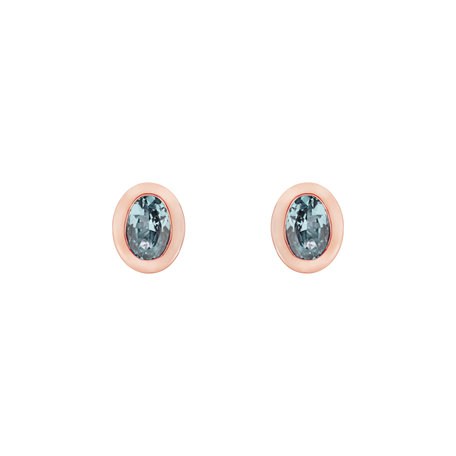 Earrings with Topaz Sky Sweet Candy