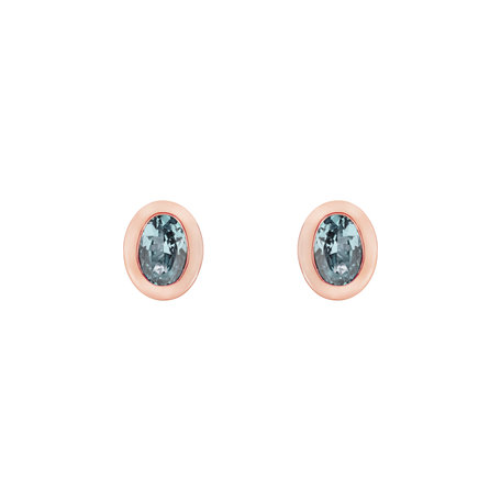 Earrings with Topaz Sky Sweet Candy