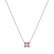 Diamond necklace with Sapphires Pink Divine Bloom4
