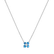 Diamond necklace with Topaz Swiss Divine Bloom4