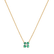 Diamond necklace with Emerald Divine Bloom4