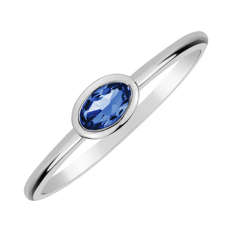 Ring with Tanzanite Space Bonbon