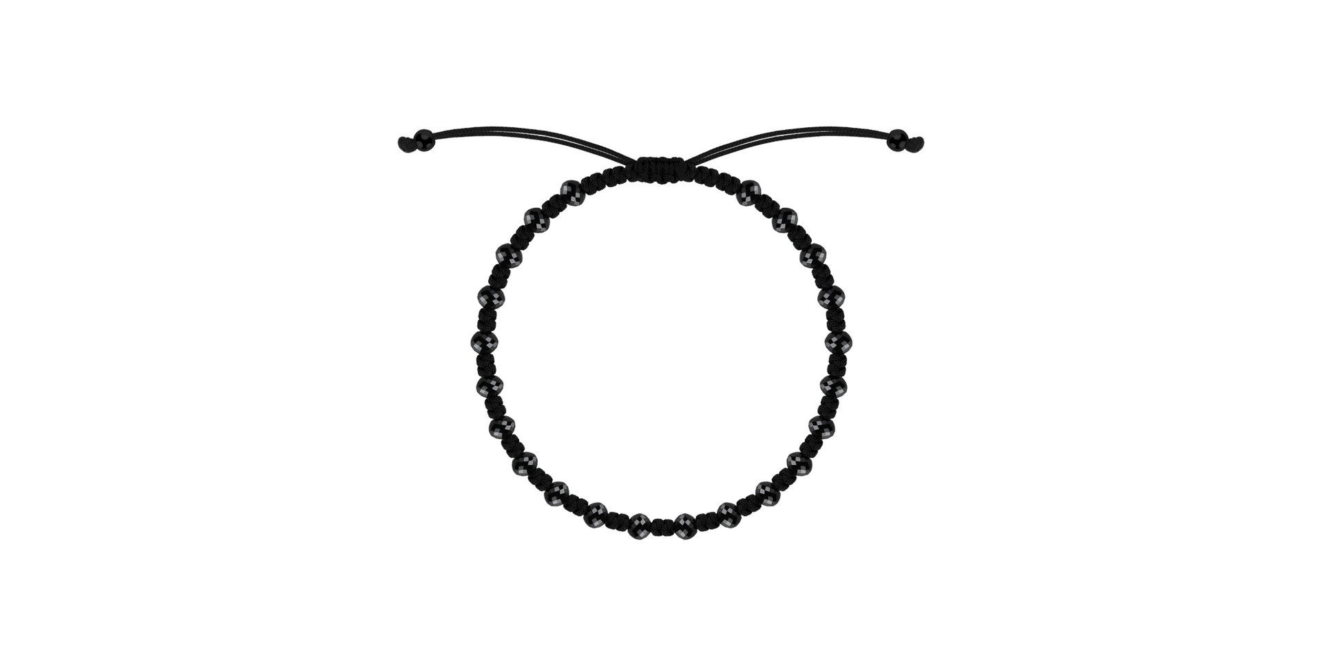 Bracelet with black diamonds Dark Night