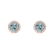 Diamond earrings with Topaz Sky Eternal Sunshine6
