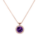 Diamond necklace with Amethyst Brazil Luxury Bonbon4