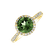 Diamond ring with Tourmalíne Noble Lagoon4
